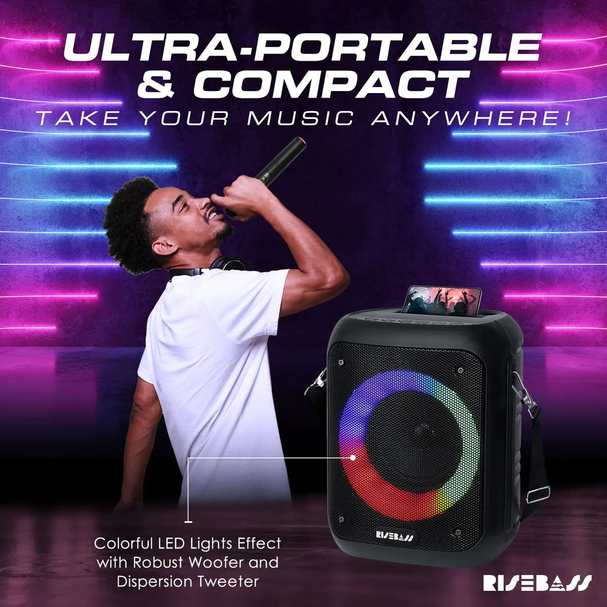 Karaoke Machine Brings speaker
