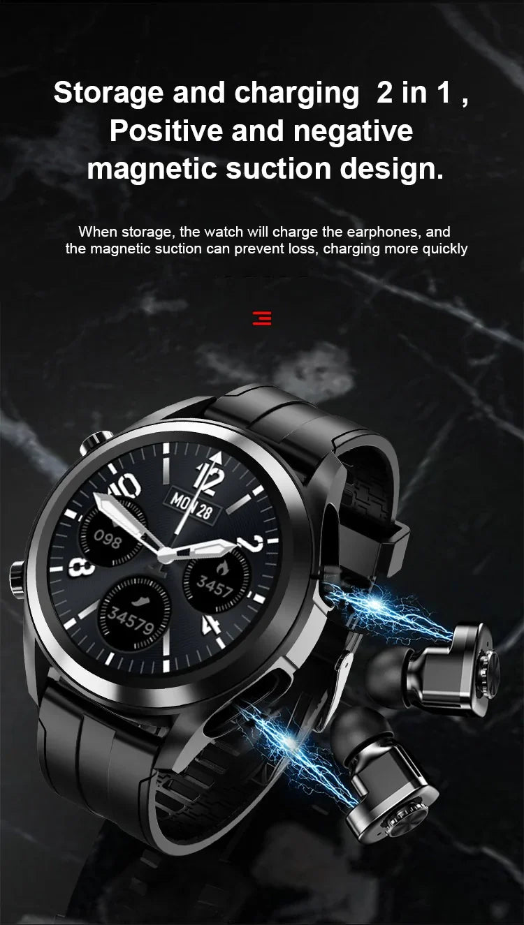 Wireless earbuds smartwatch