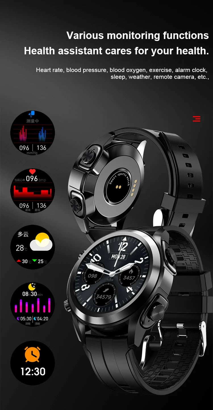 Wireless earbuds smartwatch