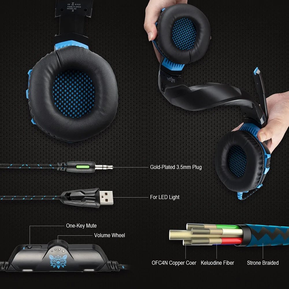 gaming headphones with immersive sound